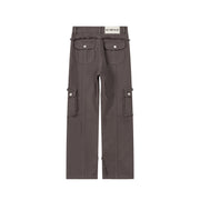 Raw Edge Wide Cargo Pants