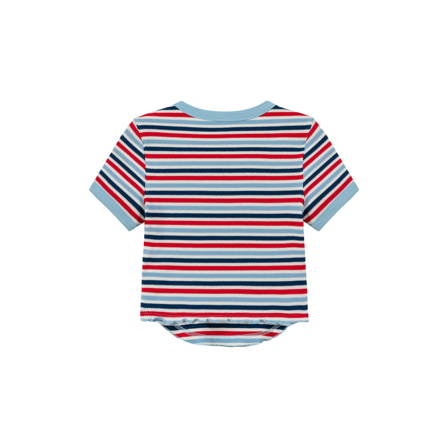 CHUU Color Stripe T-Shirt