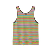 Rainbow Stripe Sleeveless T-Shirt