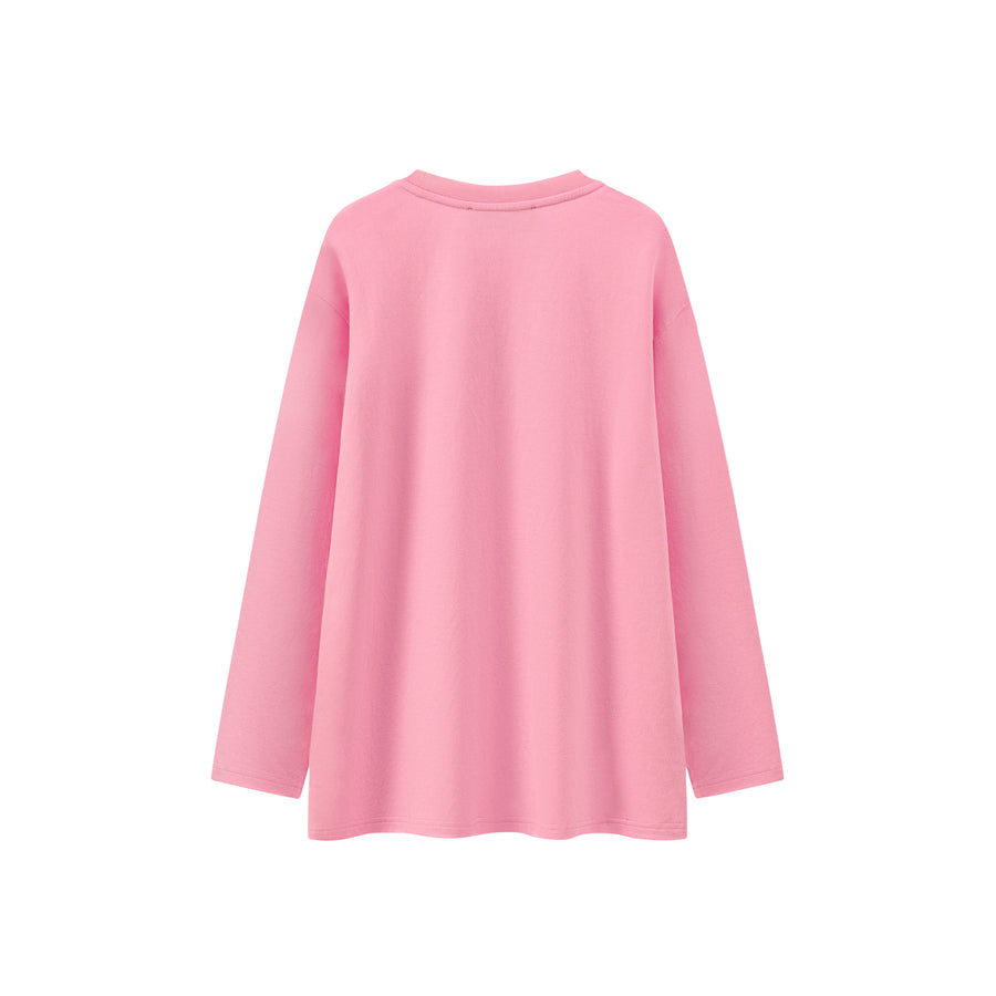 CHUU Blurry Long-Sleeved Sweatshirt