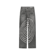 Noe Cool Design Straight Jeans