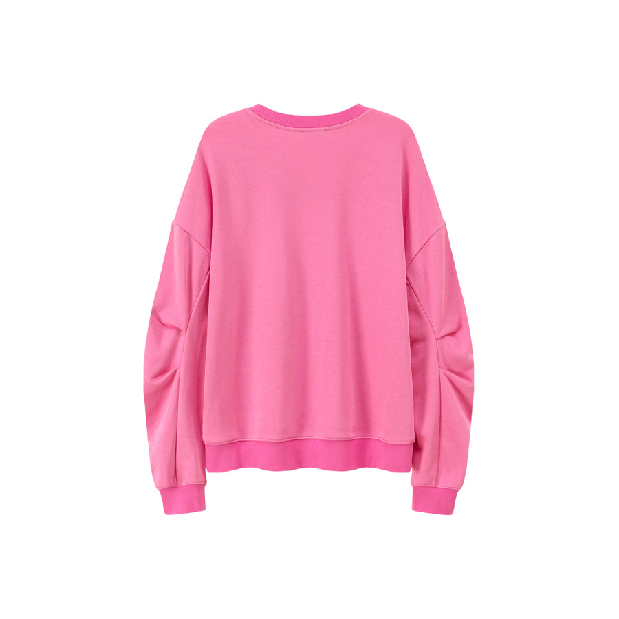 CHUU Just The Surface Star Loose Fit Sweatshirt