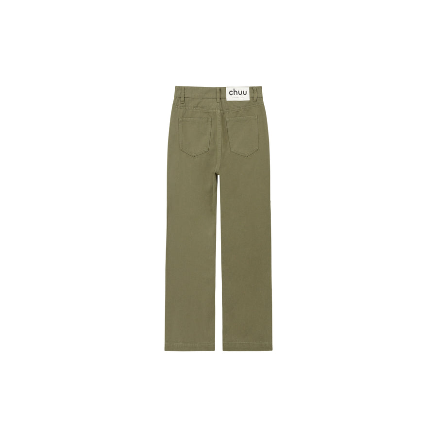 CHUU Embroidered Chuu Pocket Pants