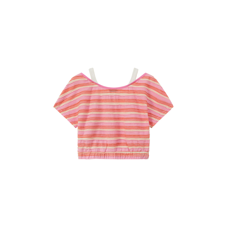 CHUU Color Stripe T-Shirt