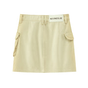 Cargo Pocket Mini Skirt