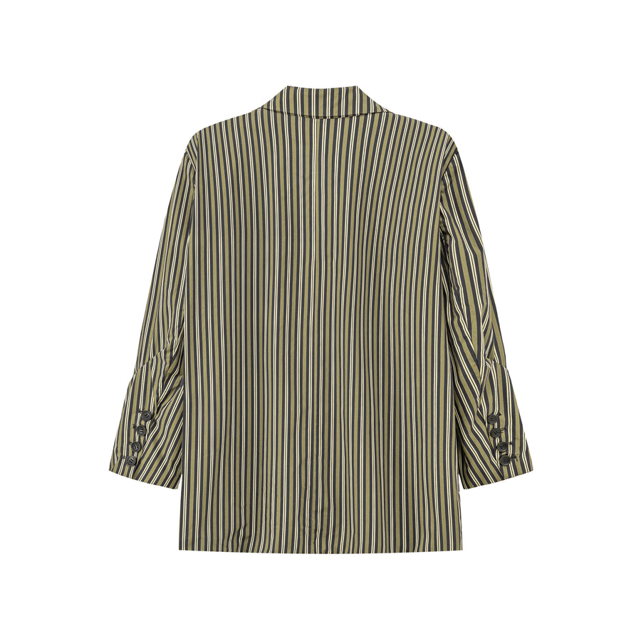 CHUU Boss Girl Striped Suit Jacket