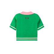 Chuu Spirit V-Neck Cropped T-shirt