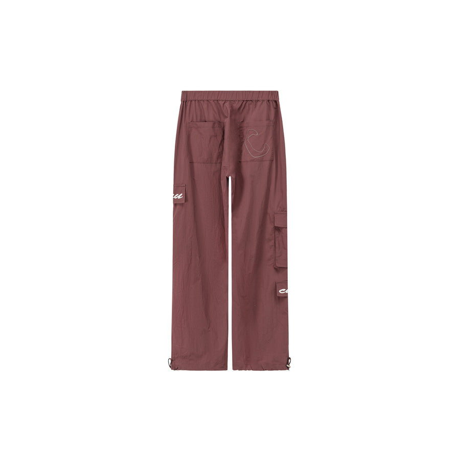 CHUU Chuu Lettering Two Way Leg Wide Cargo Pants