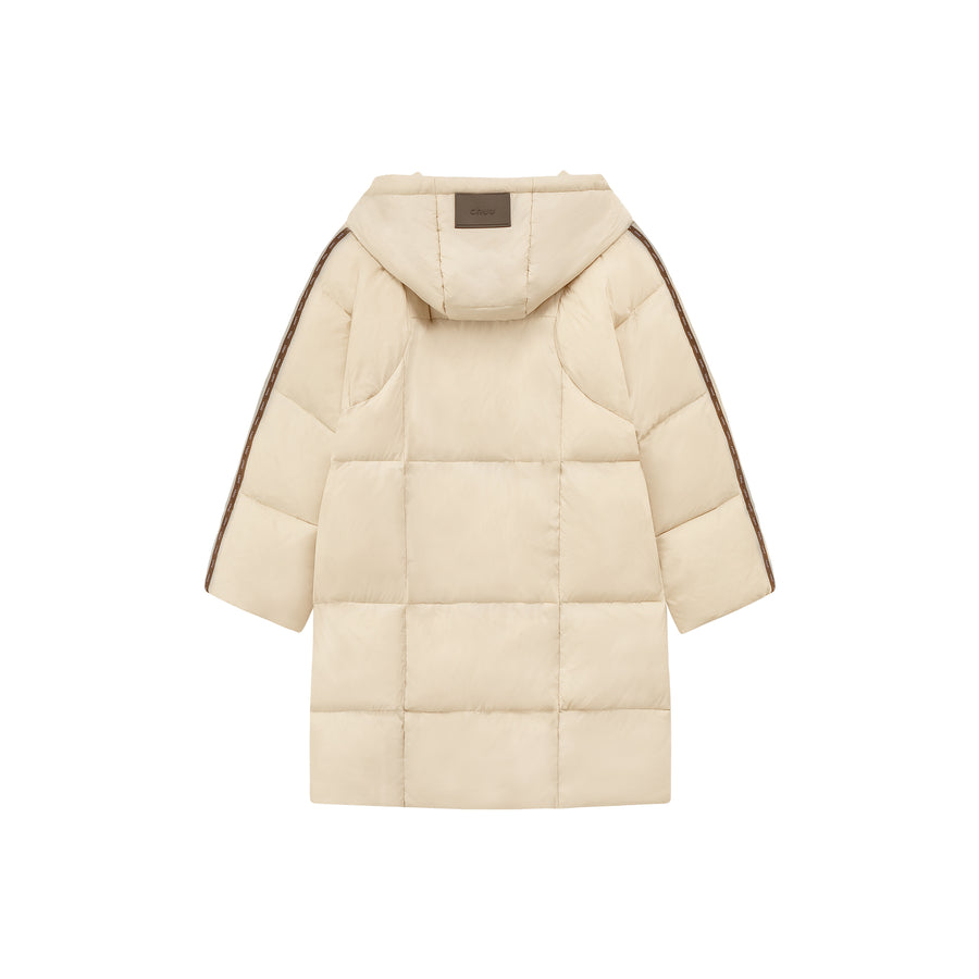 CHUU Duck Down Hooded Padded Coat