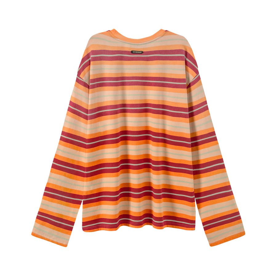 CHUU Striped Color Loose Fit T-Shirt