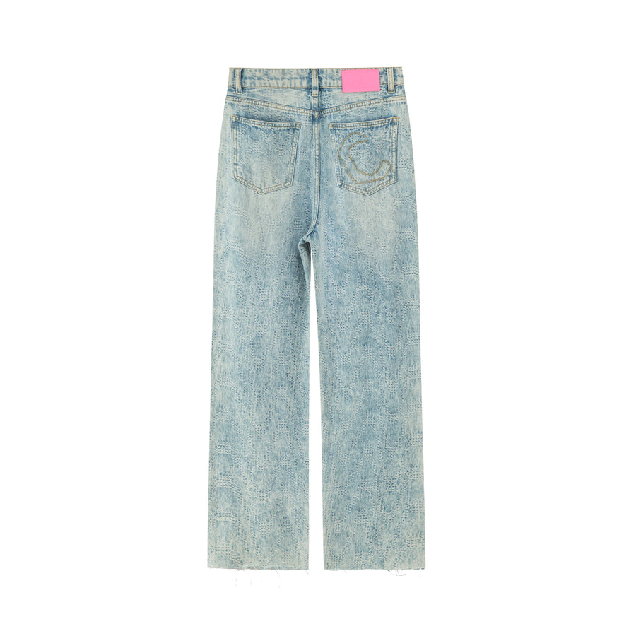 CHUU I Am New Here High-Waisted Wide Jeans