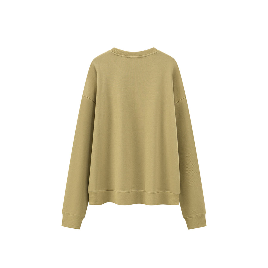 CHUU Side Slit Sweatshirt