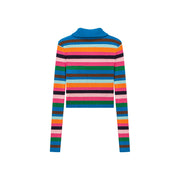 A Dose Of Happiness Rainbow Stripe Knit Top