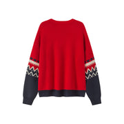 Feeling Festive Stripe Knit Sweater