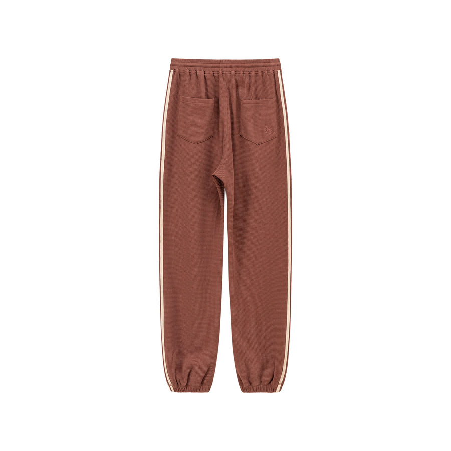 CHUU Casual Waffle Loose Fit Jogger Sweatpants