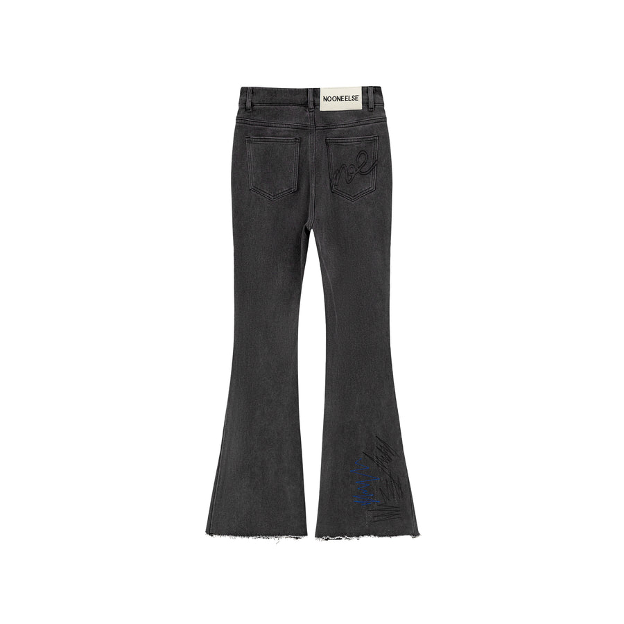 CHUU Slim Bootcut Denim Jeans