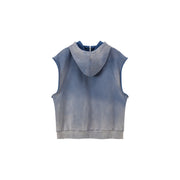 Size Doesnt Matter Cotton Sleeveless Hoodie