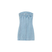 Tube Top Denim Dress