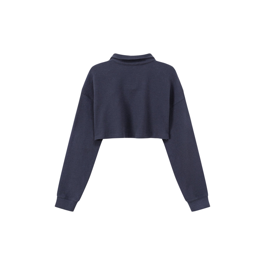 CHUU Bolero Sweatshirt Zip-Up