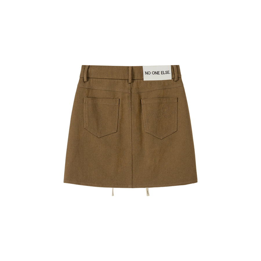 CHUU Pocket High-Waisted Mini Skirt