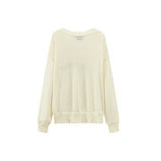 Damaged Fringe Hem Knit Sweater