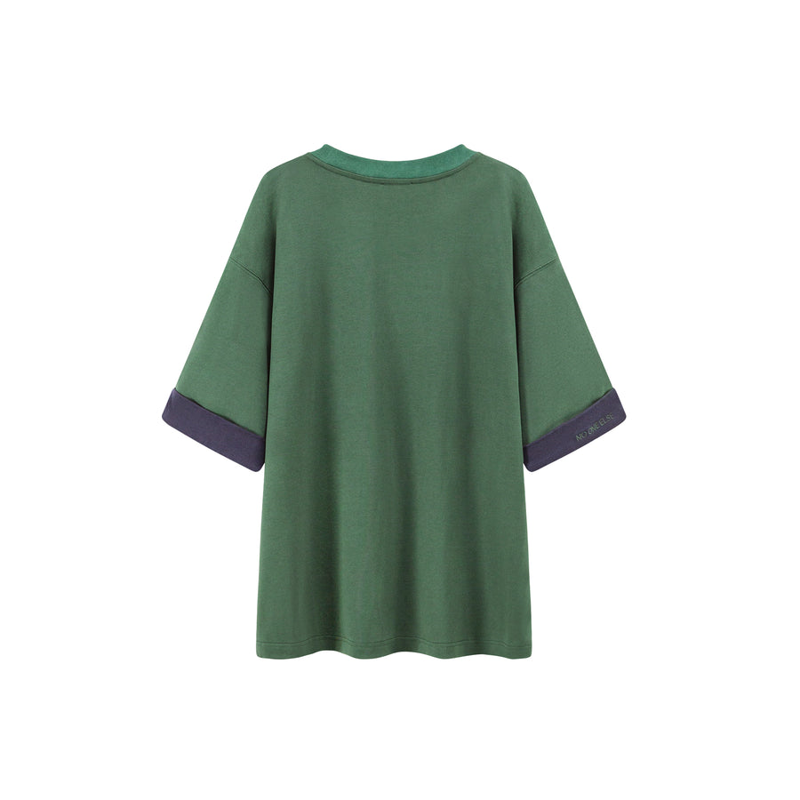 CHUU Line Color Loose Fit T-Shirt