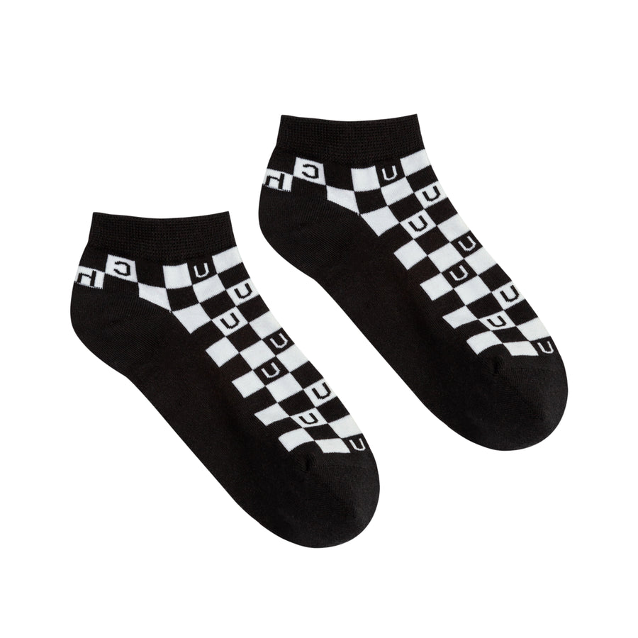 CHUU Checkerboard Fake Socks