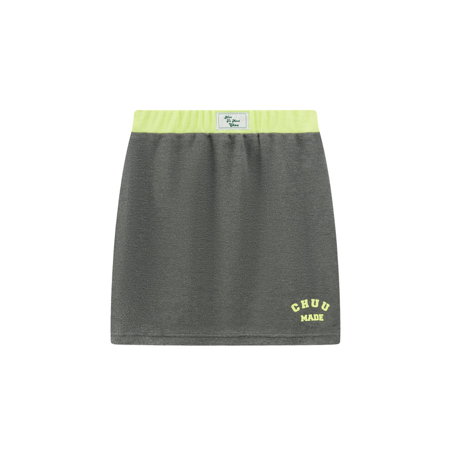 CHUU Chuu Made Waistband Mini Skirt