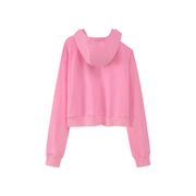 Cutout Shoulder Hoodie Sweatshirt