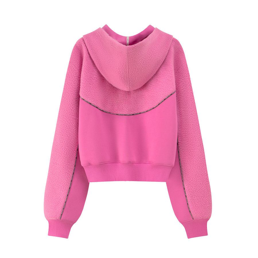 CHUU Miss Sporty Cropped Hoodie