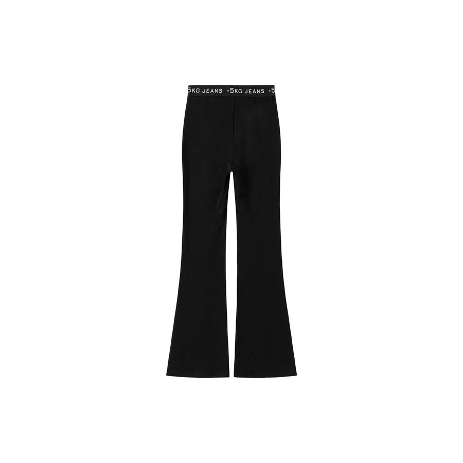 CHUU Slit Bootcut Crisscross Band Pants