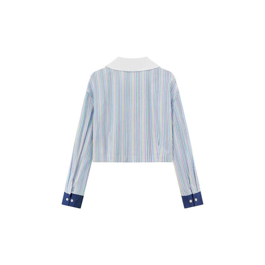 CHUU Star Line Collar Shirt