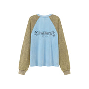 My Secret Color Matching Raglan Loose Fit T-Shirt