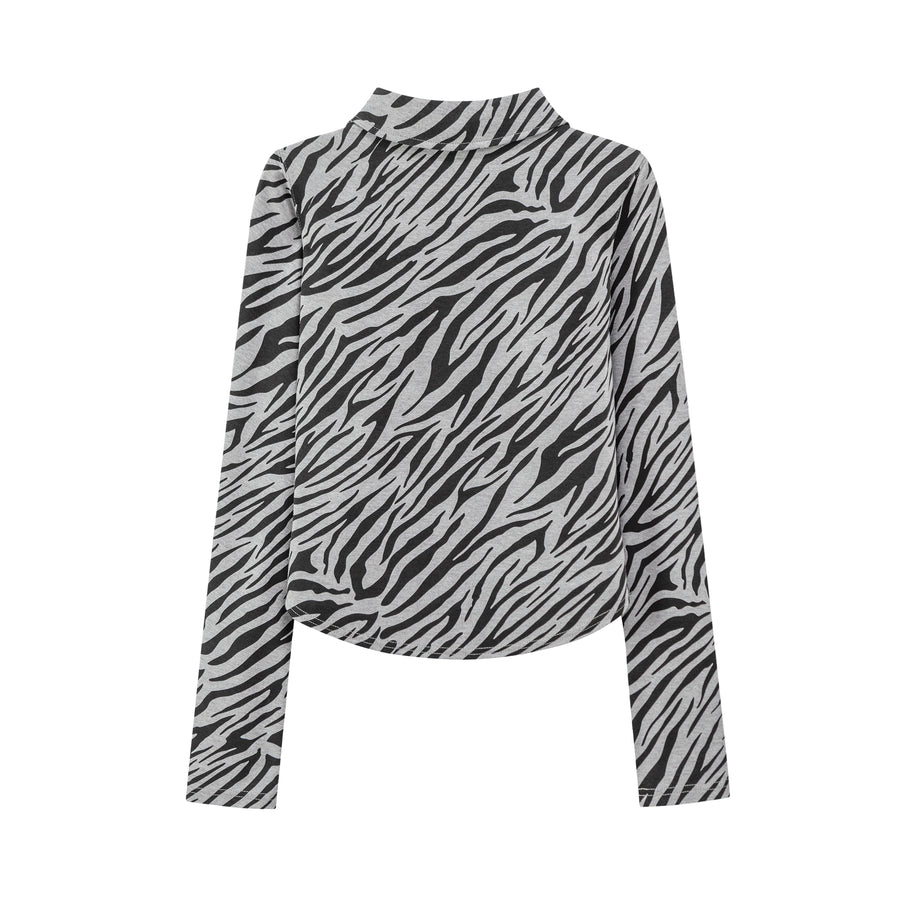 CHUU Zebra Long Sleeve Shirt