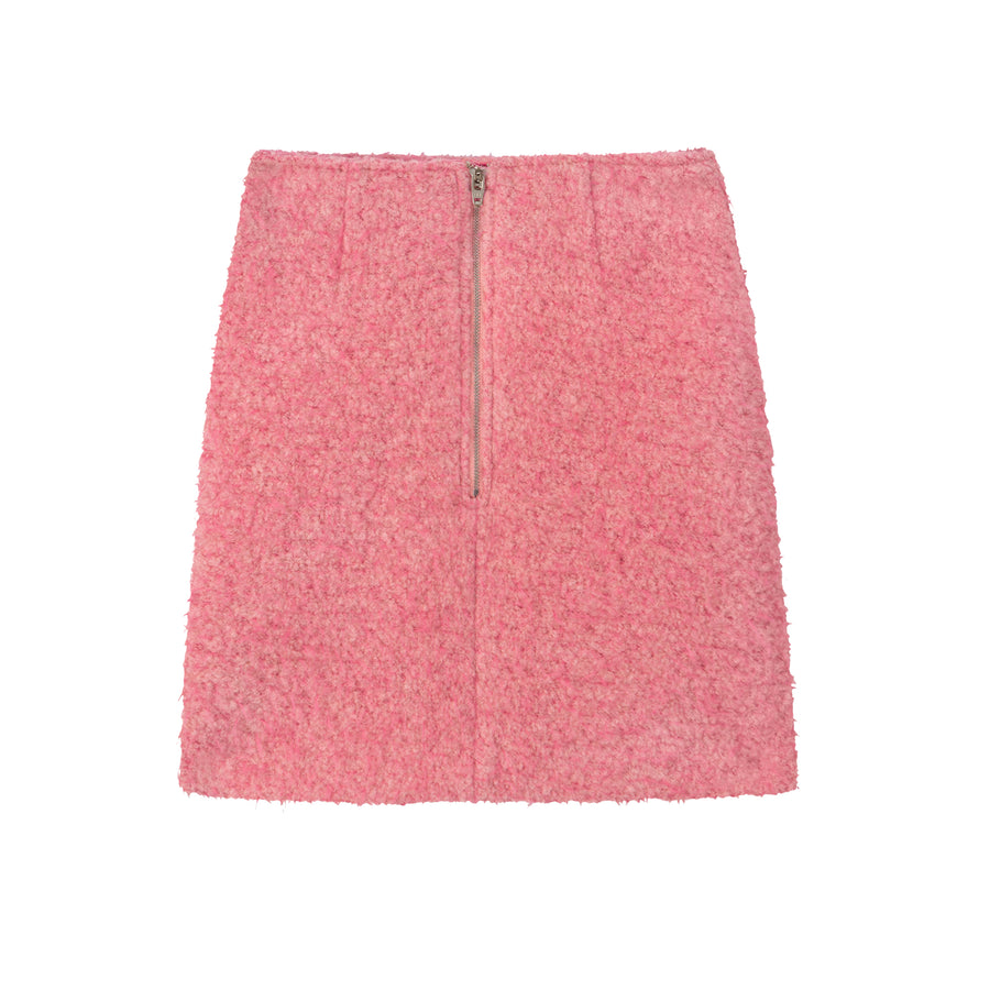 CHUU High-Waist Tweed Mini Skirt