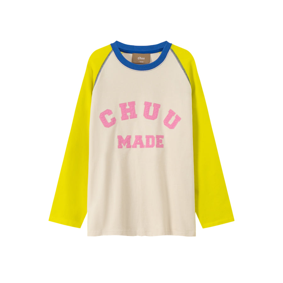 CHUU That Girl Raglan Round T-Shirt