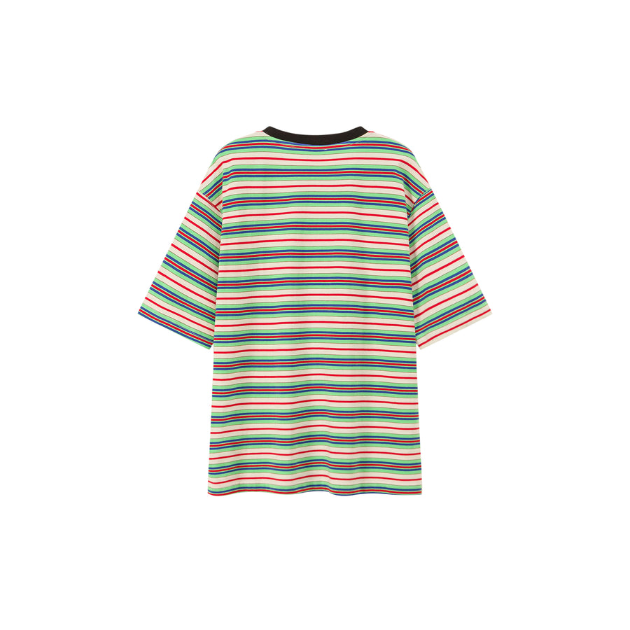 CHUU Star Striped Loose Fit T-Shirt