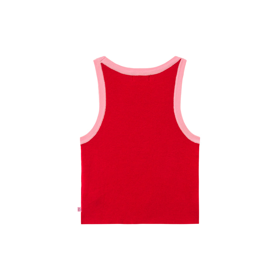 CHUU Heart Colored Sleeveless Shirt