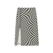 Embracing My Time Checkerec Skirt