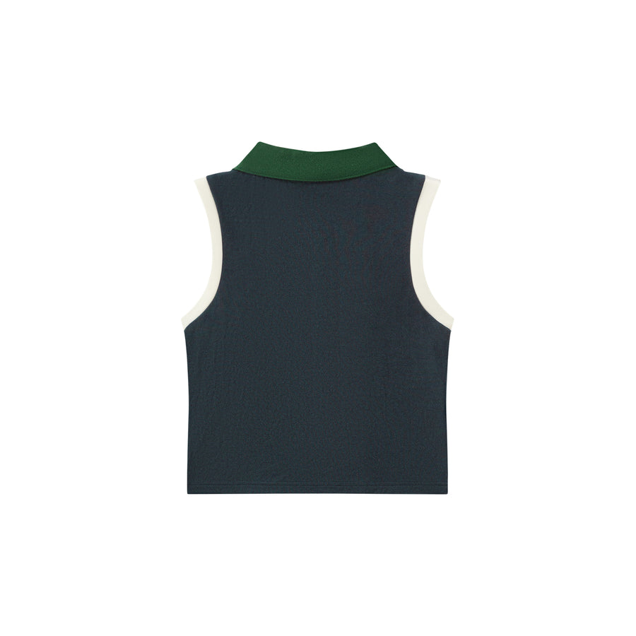 CHUU Polo Sleeveless Tennis Top