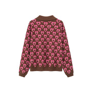 Heart Loose Fit Knit Sweater