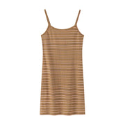 Stripes Slimfit Cami Mini Dress