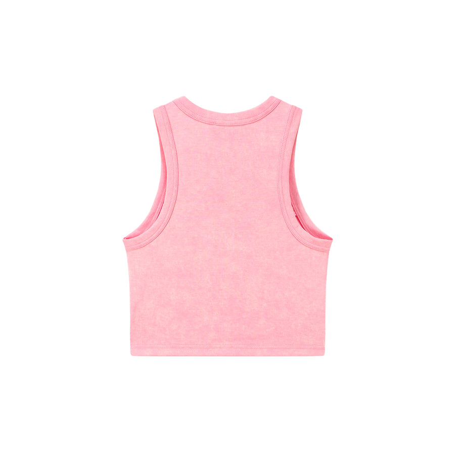 CHUU Undeniable Synergy Heart Slit Sleeveless Top