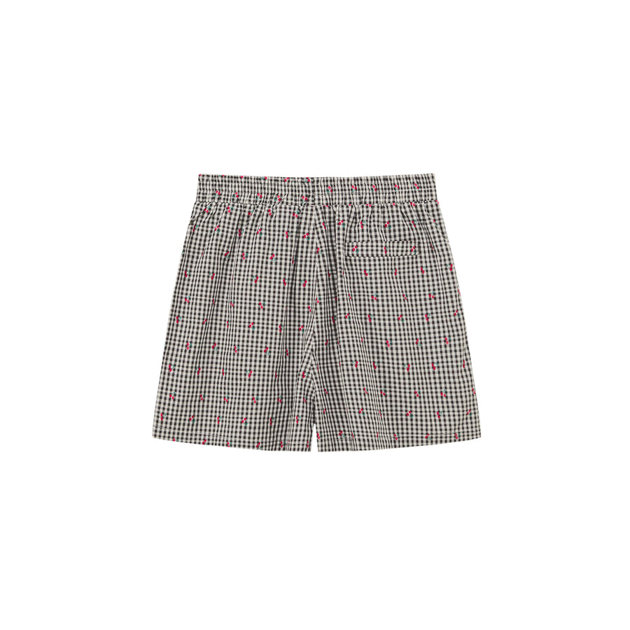 CHUU Cherry Check Shorts