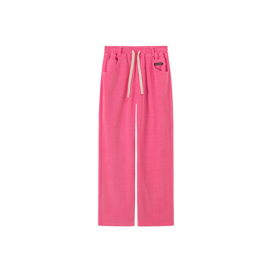 CHUU Basic String Straight Casual Pants