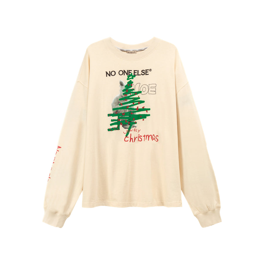 CHUU Christmas Tree Loose Fit T-Shirt