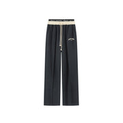 Wide-Leg Simple Jogger Pants