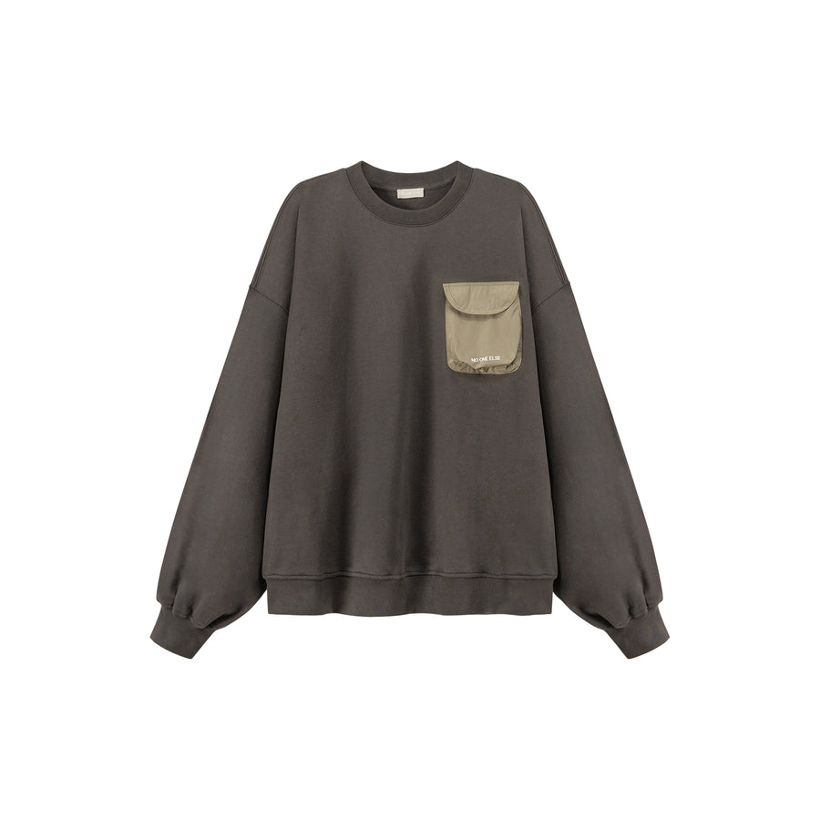 CHUU Pocket Loose Fit Sweatshirt