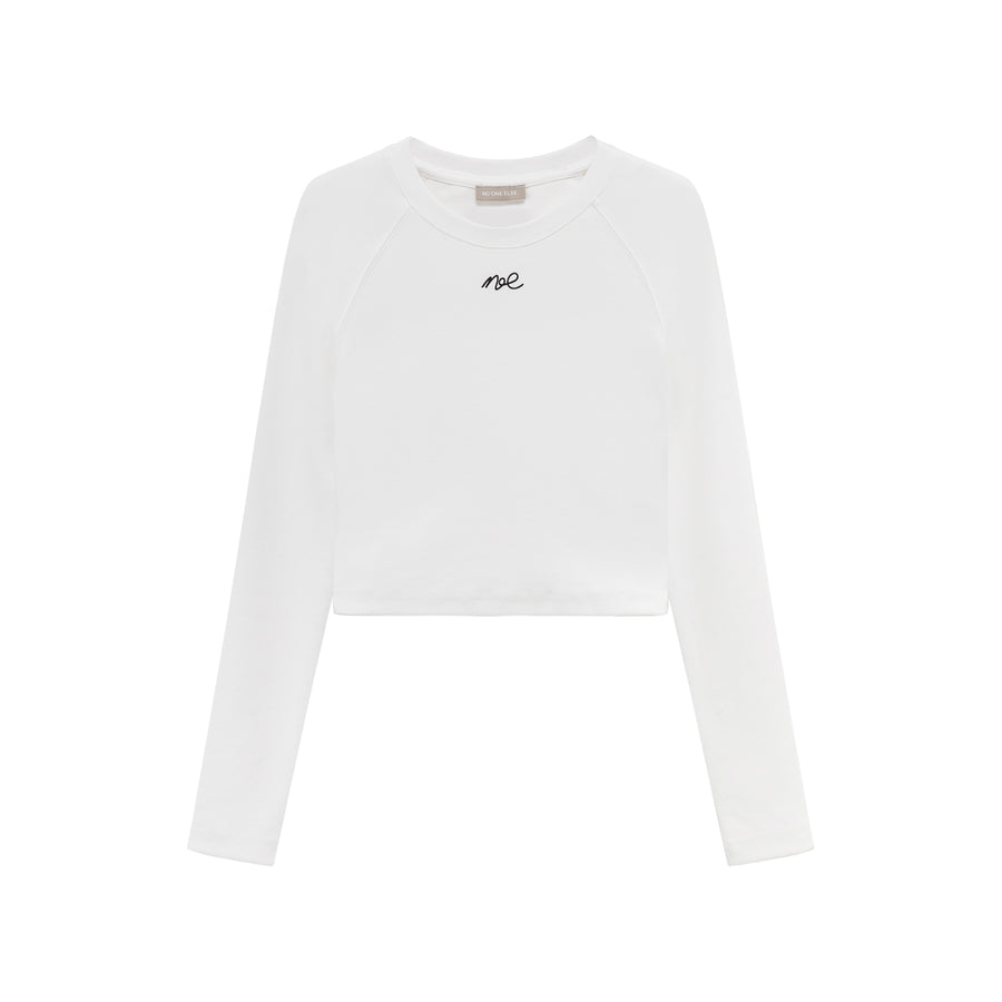 CHUU Raglan Crop T-Shirt