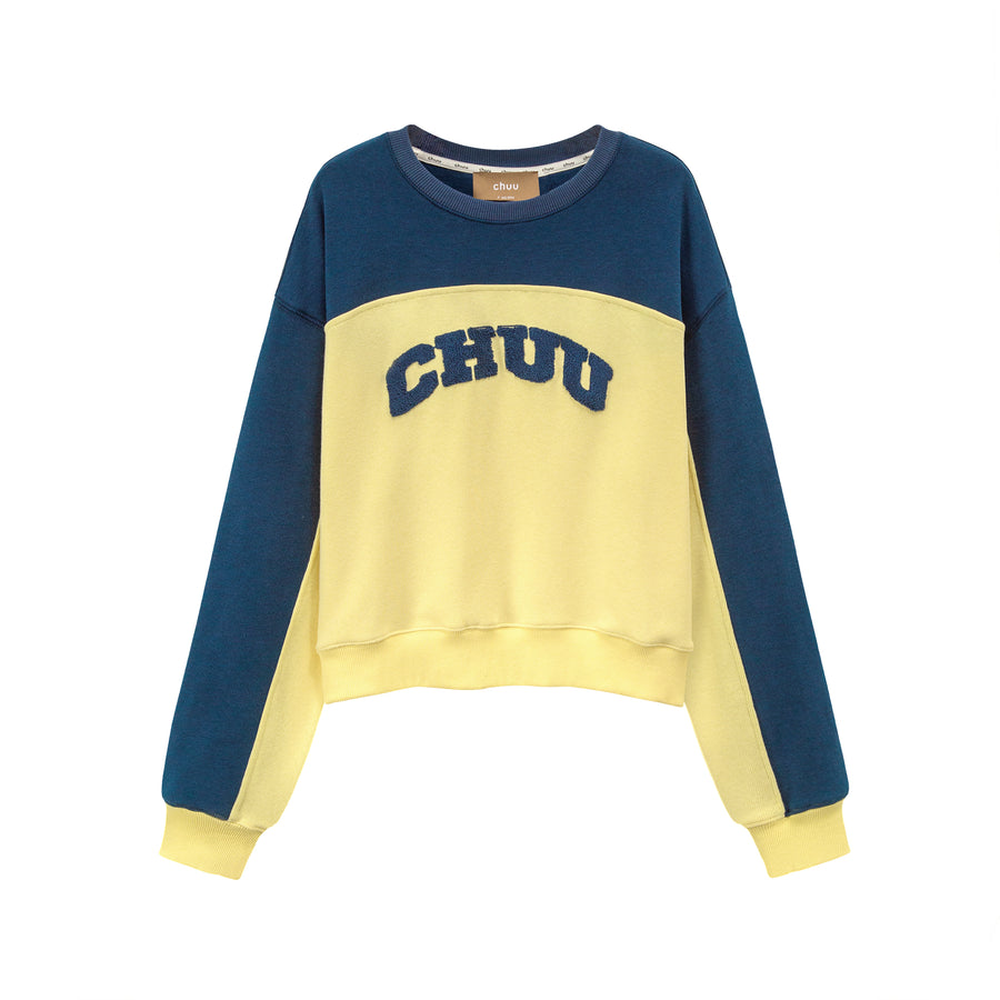 CHUU The Apple Of My Eye Loose-Fit Sweatshirt